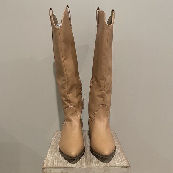 Universal Thread Women's Light Brown Sommer Western Riding Knee Boots Size 6 NWT - Picture 14 of 16